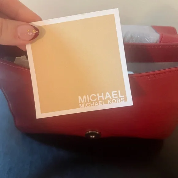 Michael Kors Scarlet Shoulder Bag with Silver Accents - Picture 7 of 7